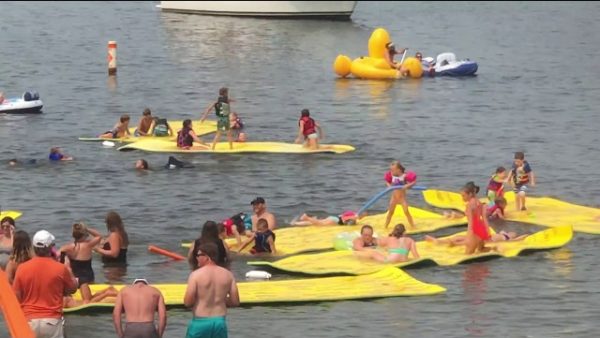BIGGEST Aqua Lilly Pad FLOAT-a-PALOZZA on Lake Pepin Adventure 2018