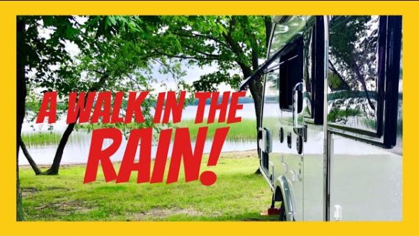 RV Camping in the RAIN in Our Little Guy Trailer  East Arbutus County Park WI