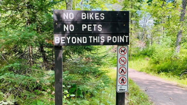 No dogs allowed on Big Bay State Park beach