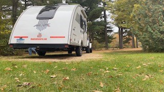 Backing up an RV