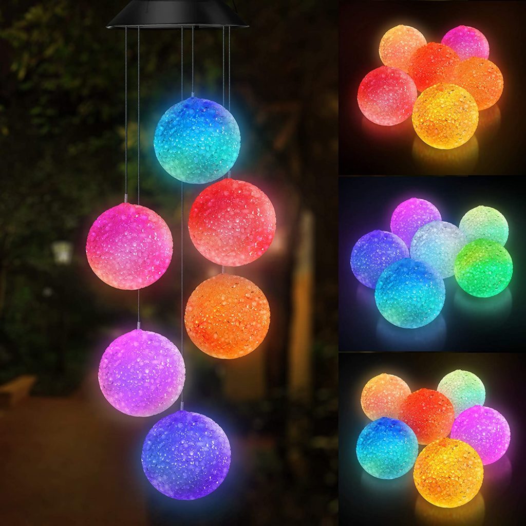 Colorful Solar Wind Chime