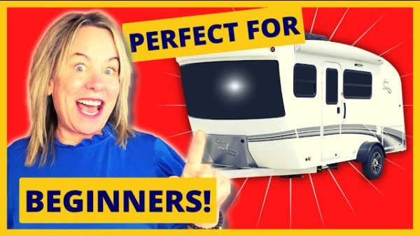CRAZY COOL Small Travel Trailer for Beginners! (inTech Sol Horizon 2022 TOUR)