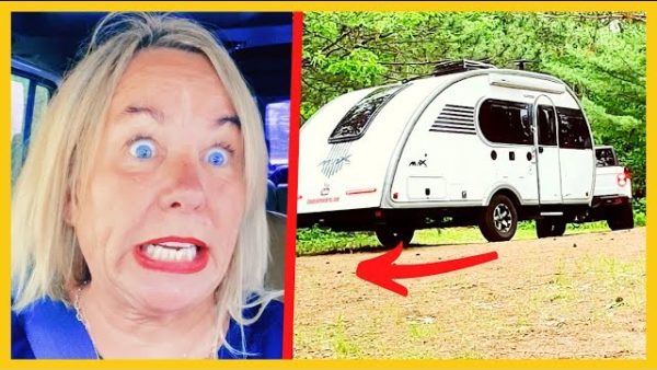 Backing Up a Travel Trailer at Campsite 😲 Newbie EMBARRASSMENT?!?!