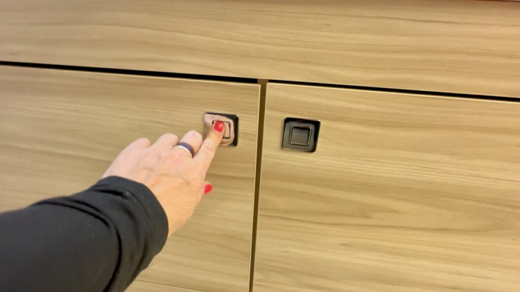 The cabinet and drawer locks on NuCamp TAB 320 will keep them secure while traveling