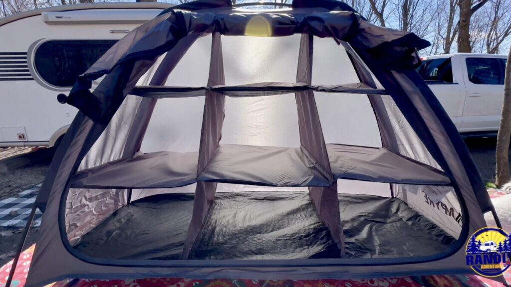 The Ultimate RV Camping Solution for Shoes and Gear (Campyre Tent and RV Camping Organizer Review) Campyre Tent and RV Camping Setup