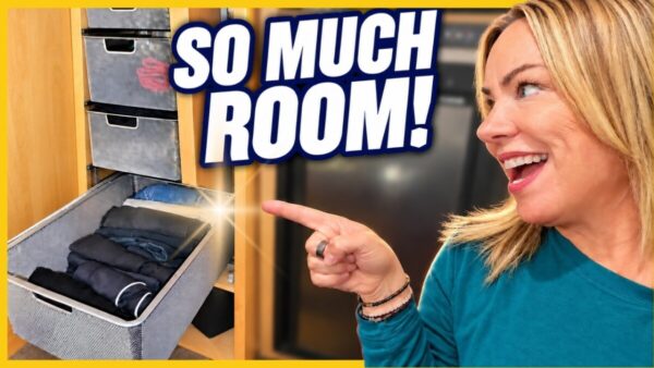 This Simple Upgrade Tripled My Camper Closet Storage